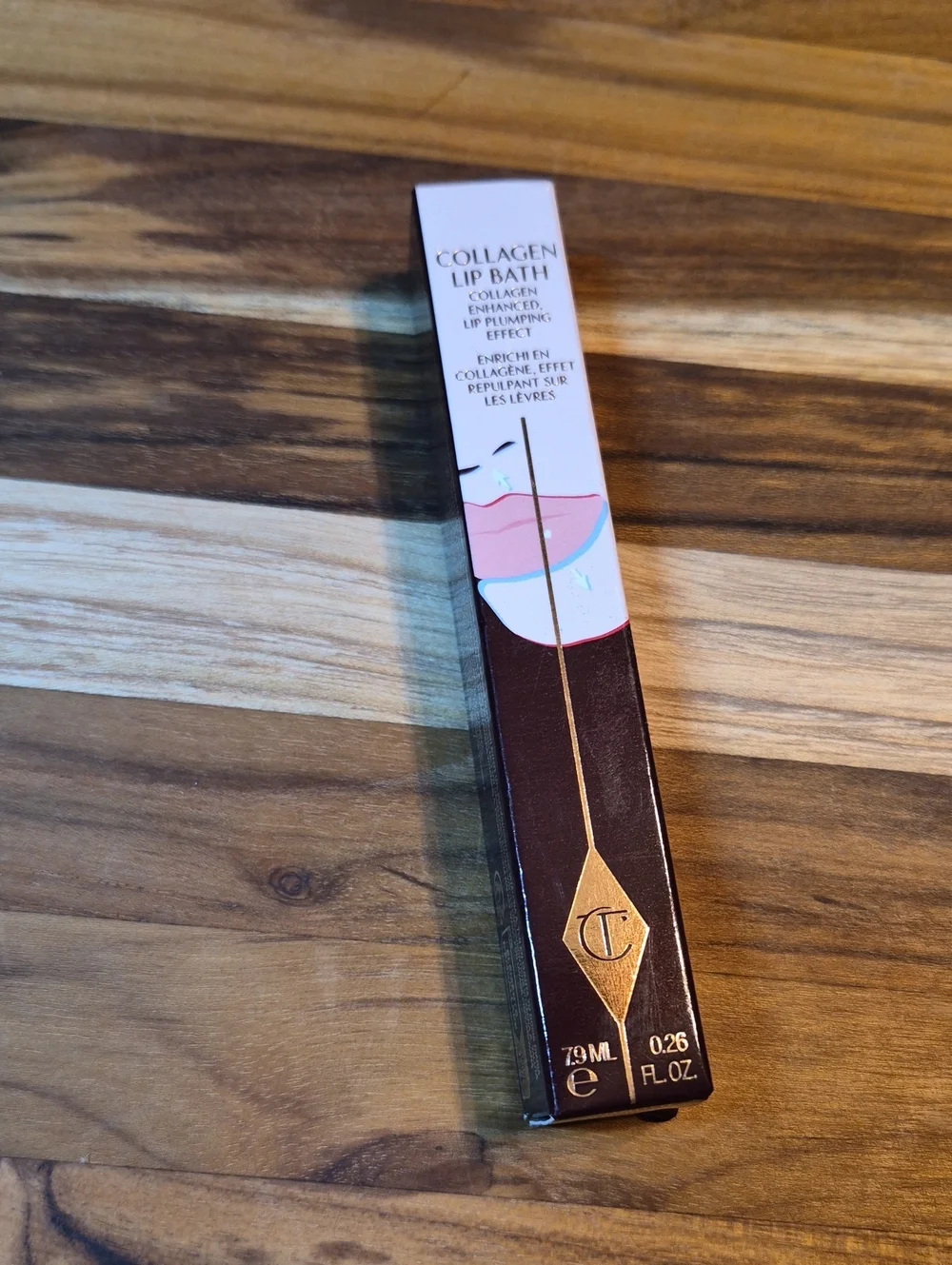 Charlotte Tilbury Collagen Lip Bath: Refresh Rose (Sheer Pink), 7.9ml, NIB